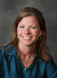 Karla Hostetler, APRN wearing blue shirt - headshot