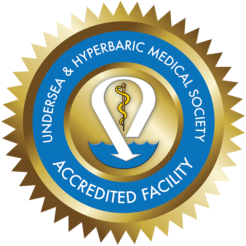 Undersea & Hyperbaris Medical Society Accreditation Logo