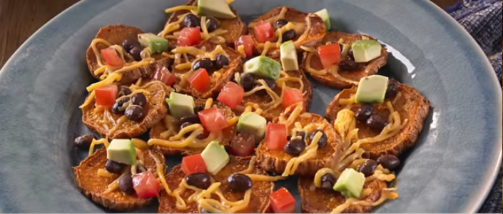 photo of sweet potato nachos heart-healthy recipe from american heart association