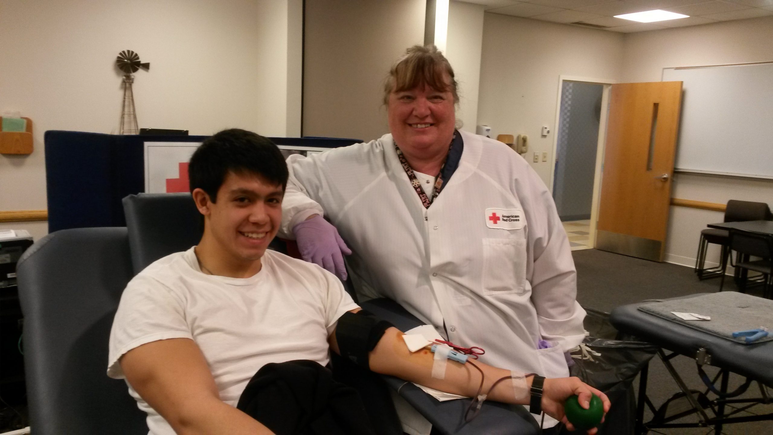 Blood Drive, Donor with Nurse