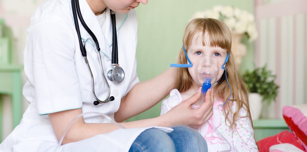 child receiving reparatory therapy