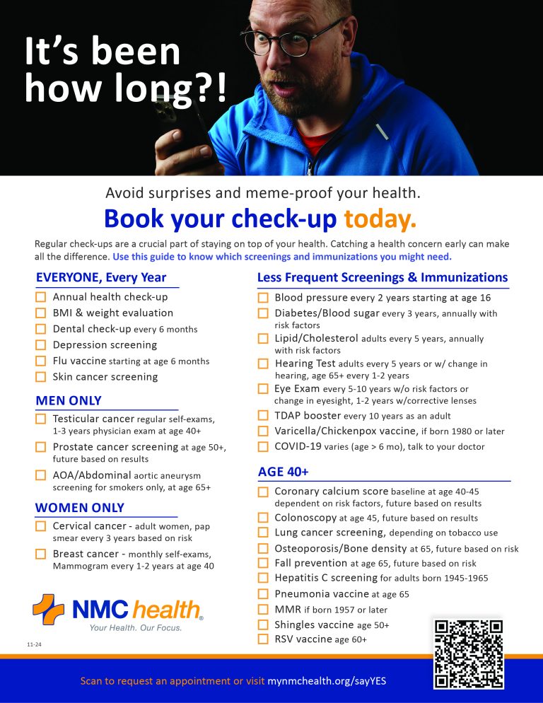 digital preview of downloadable wellness checklist